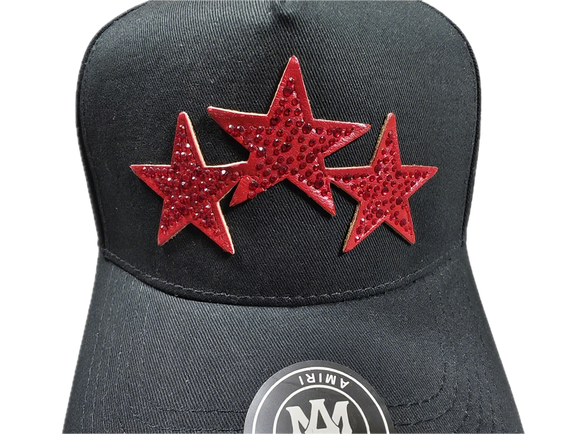 CRYSTAL 3 STAR TRUCKER HAT
