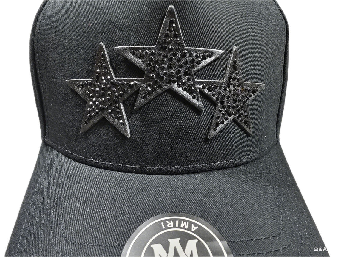 CRYSTAL 3 STAR TRUCKER HAT
