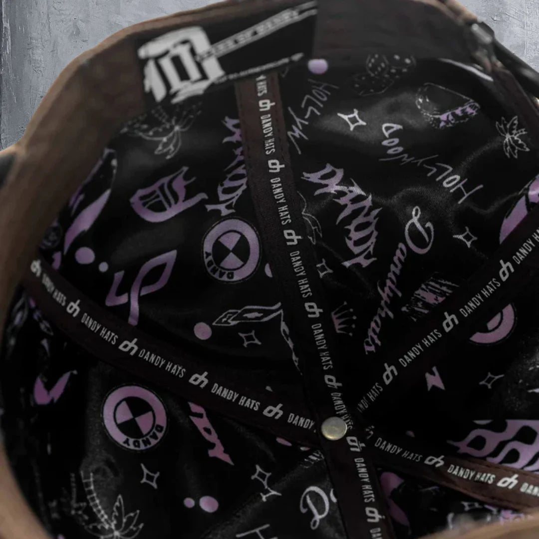 Dandy Hats - 10th Anniversary Edition Hats (Brown & Pink)
