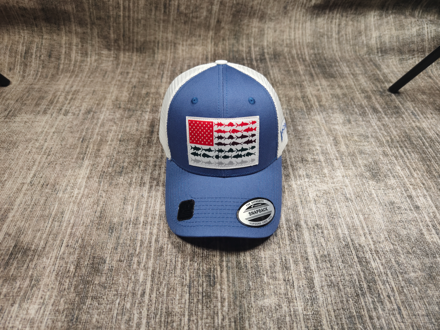 National Flag Woven Label Mesh Cap
