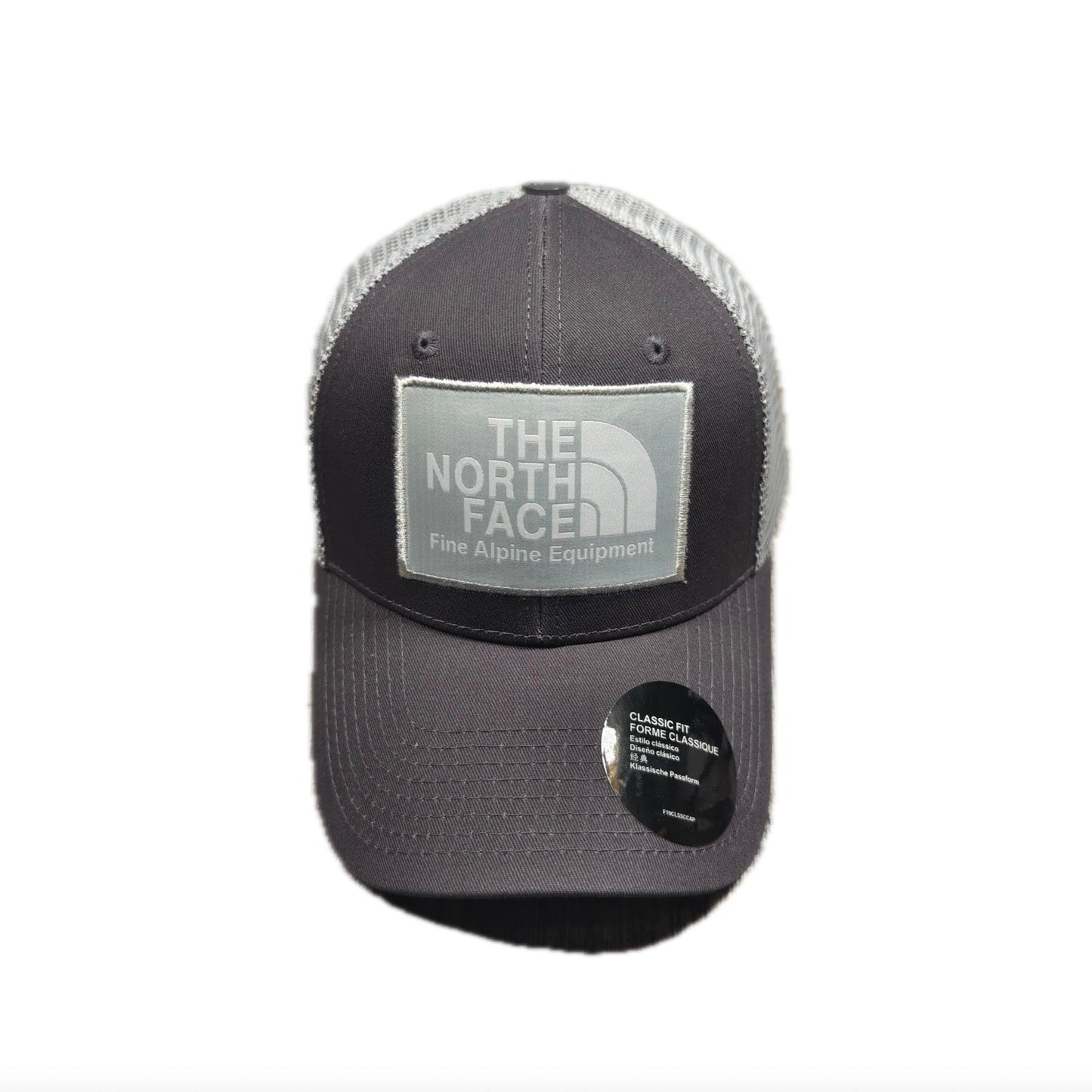 Woven label mesh cap