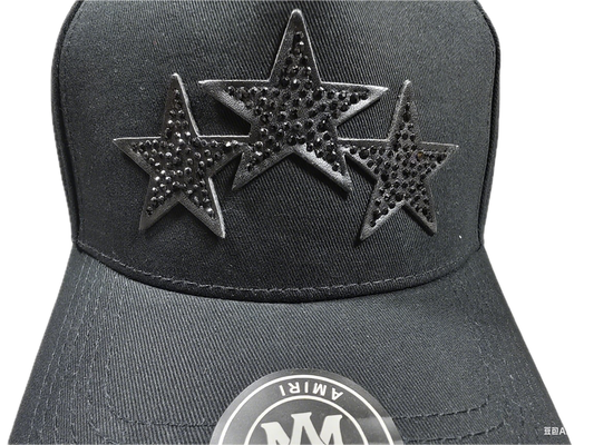 CRYSTAL 3 STAR TRUCKER HAT