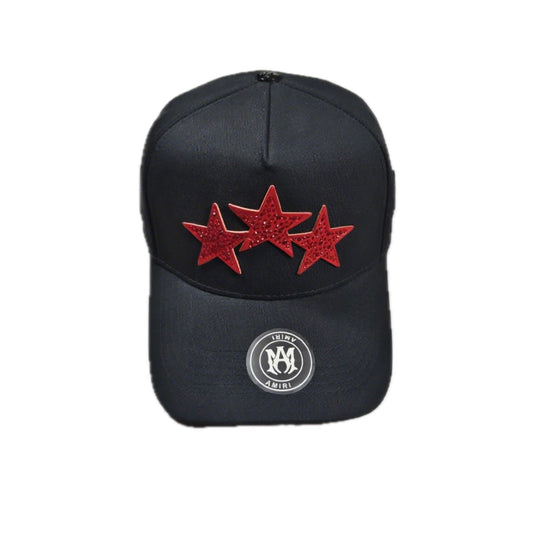 CRYSTAL 3 STAR TRUCKER HAT