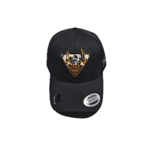 Animal woven label mesh cap